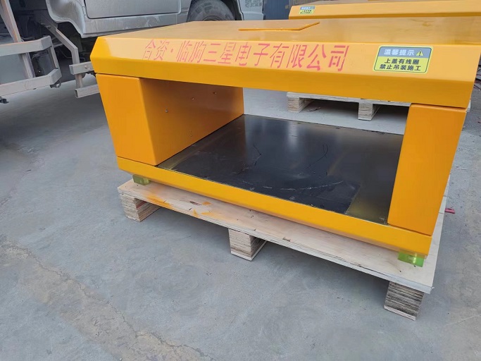 金屬探測儀裝車發(fā)貨現(xiàn)場